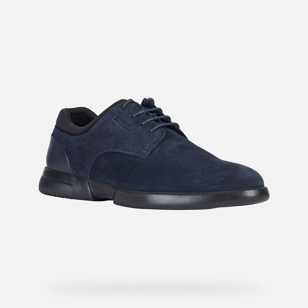 Geox Casual Shoes Navy Smoother - Geox Mens Shoes - QFWBZH406